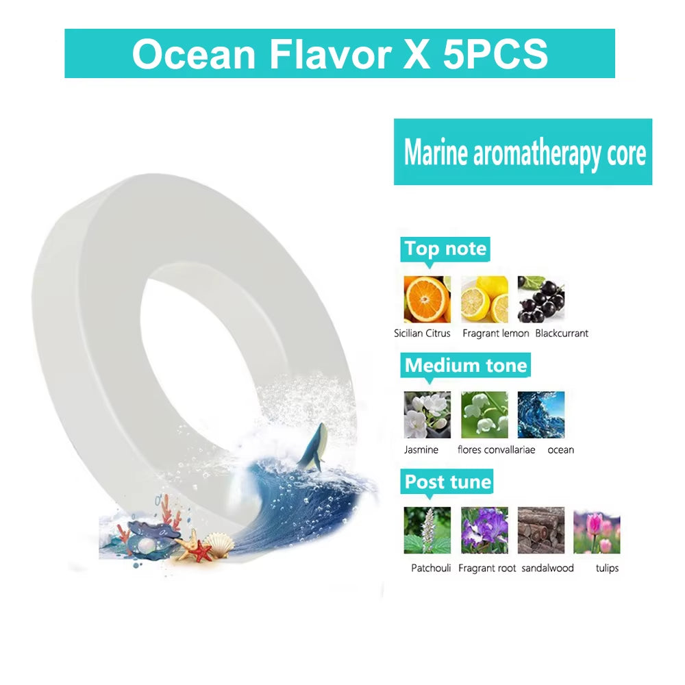 5-50 PCS PE Material Car Air Freshener Perfume Tablets Accessories Solar Rotation Car Perfume Diffuser Supplement Accessories