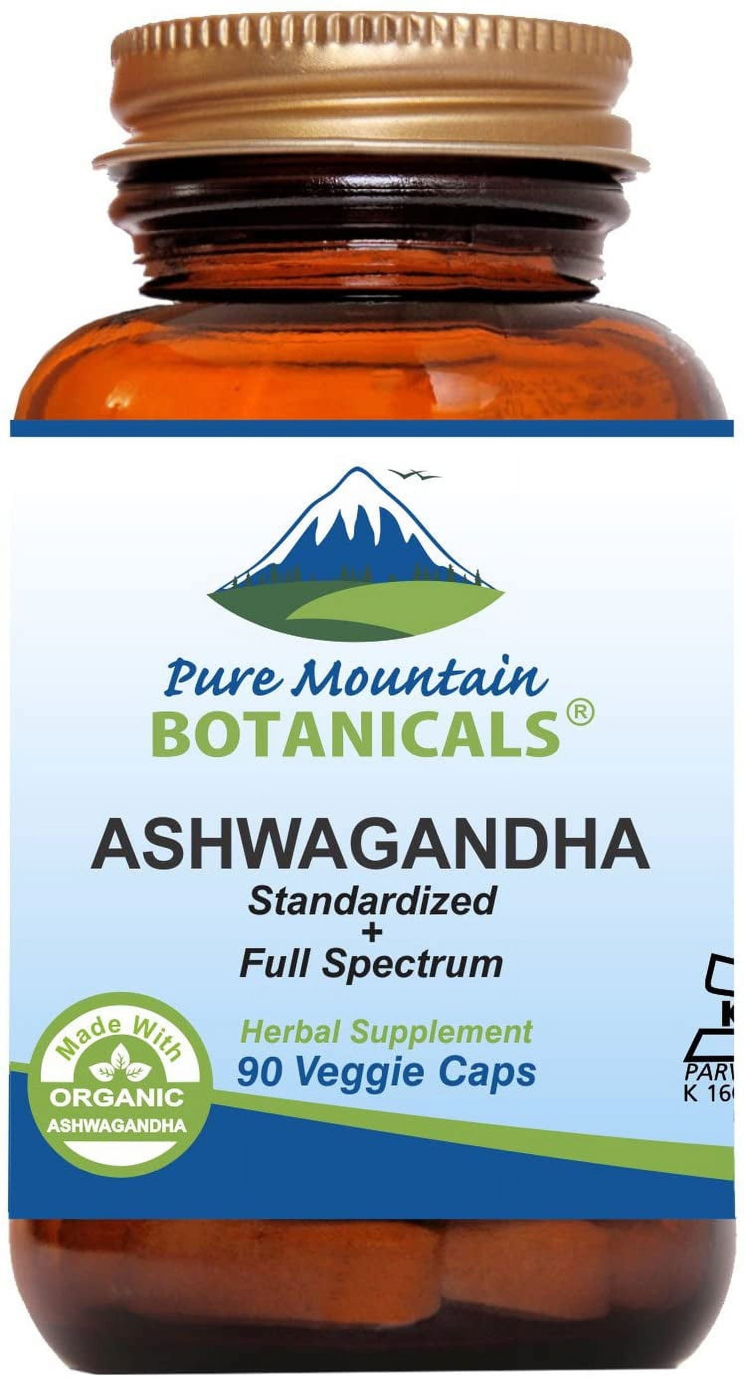 Ashwagandha Capsules Kosher Vegan Caps with 475Mg Ashwagandha Root & Potent Ashwaganda Extract Supplement