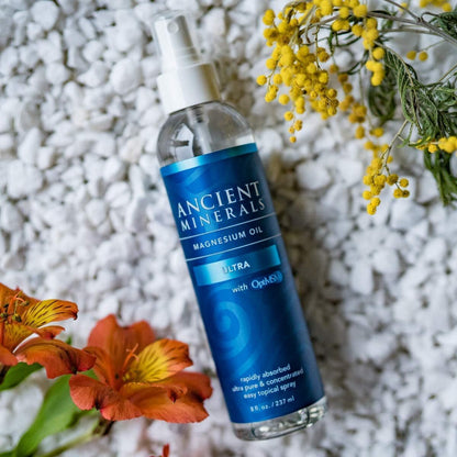 Ancient Minerals Magnesium Oil Spray Ultra with MSM - a Pure Zechstein Topical
