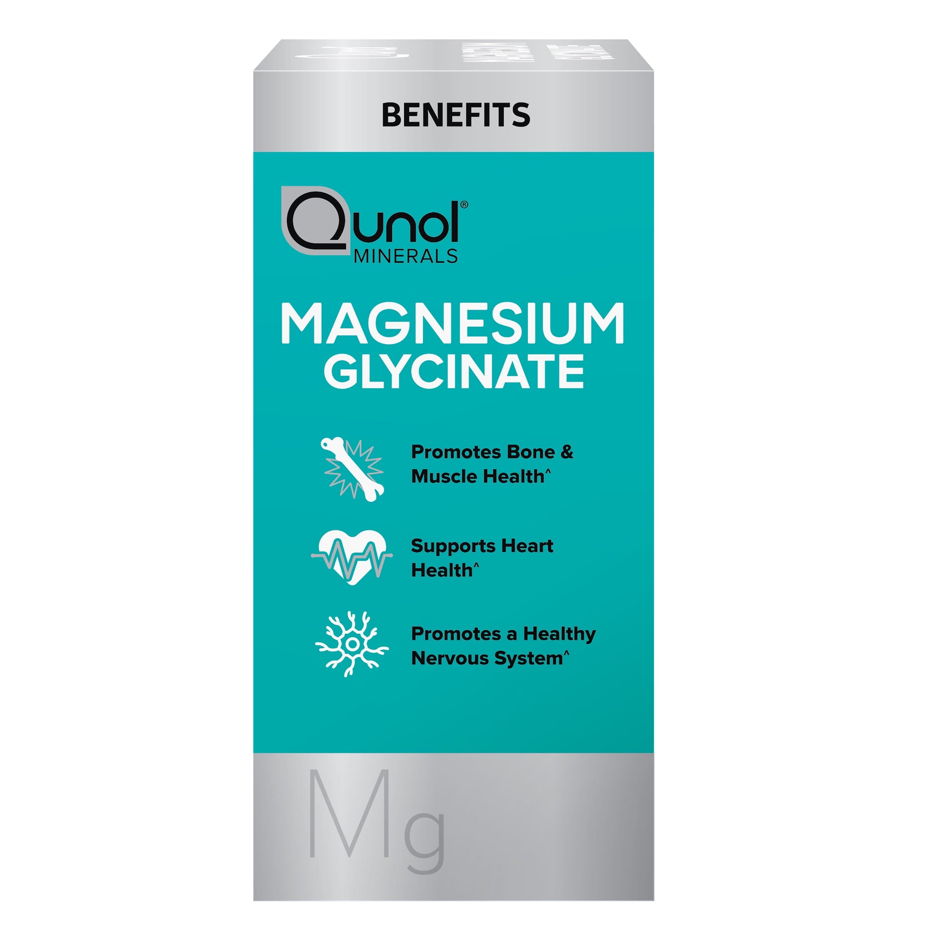 Magnesium Glycinate Tablets for Nerve, Bone, and Muscle Support, 300Mg, 60 Count, Two Tablet Dose.